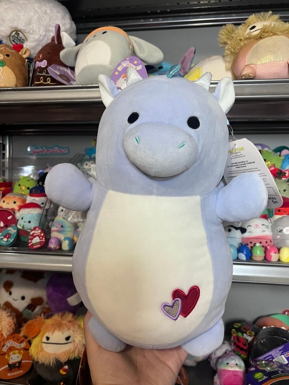Squishmallow 12” VALENTINES DRAGON CAZDEN HUGMEE NWT